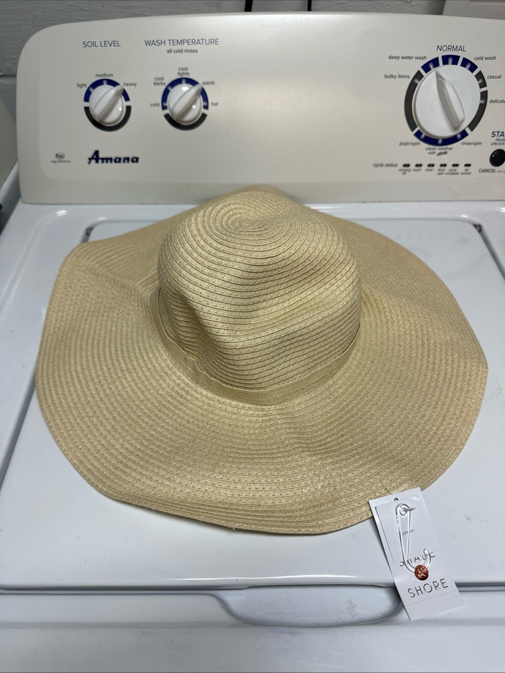 Shade & Shore Wide-Brim Sun Hat - Beige